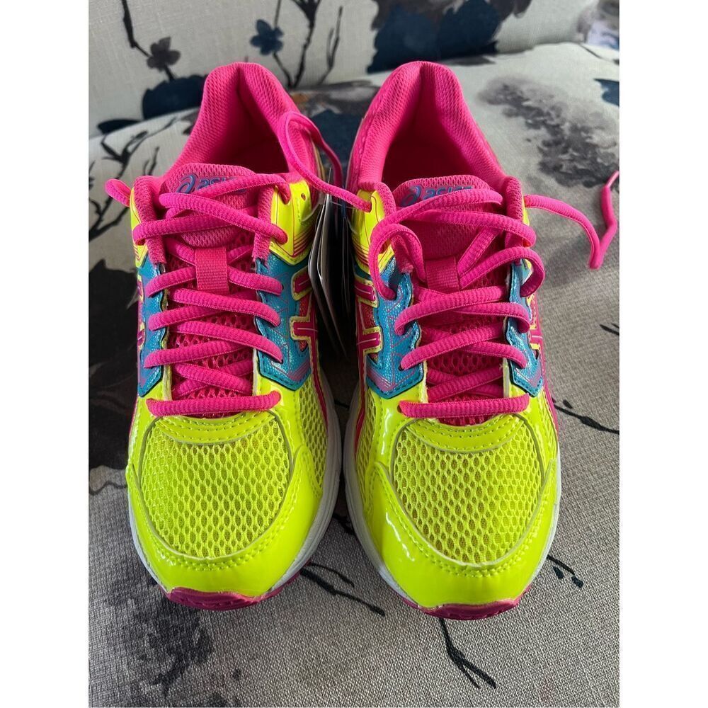 ASICS Gel Contend 3 Running Shoes C566N Women's Size US 5.5 Pink/FYG Reflective - Picture 12 of 12
